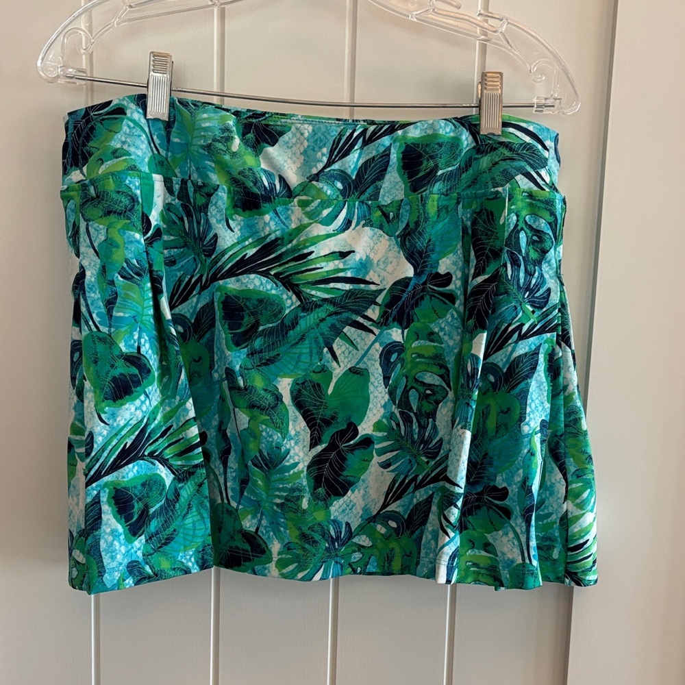 Tommy Bahama Tropical Leaf Print Skirt